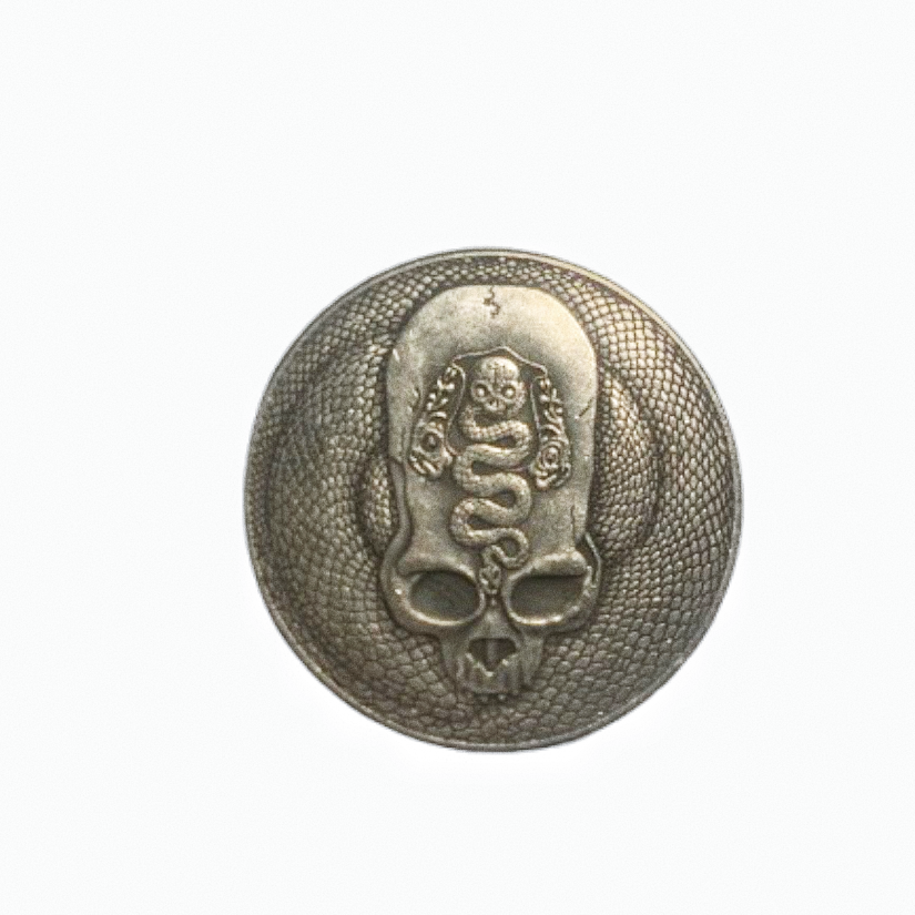 Copper Craft  Coin “Snake & Skull   “40mm Hobo Nickel Big Coin