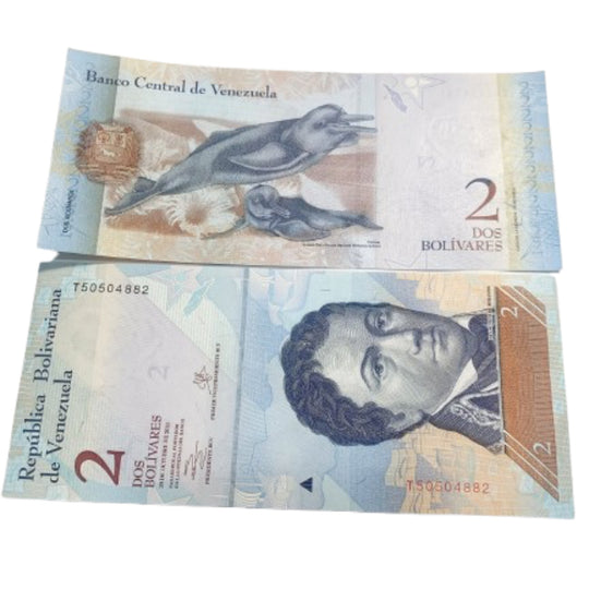 2007 VENEZUELA, 2 BOLIVARES P-88a, BILLET DE BANQUE UNC