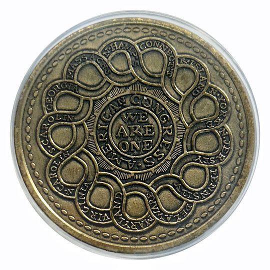 Lucky Craft Coin Continental Currency Fugio Medal in Capsule