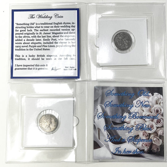 A Sixpence in Her Shoe – Traditional Lucky Wedding Coin