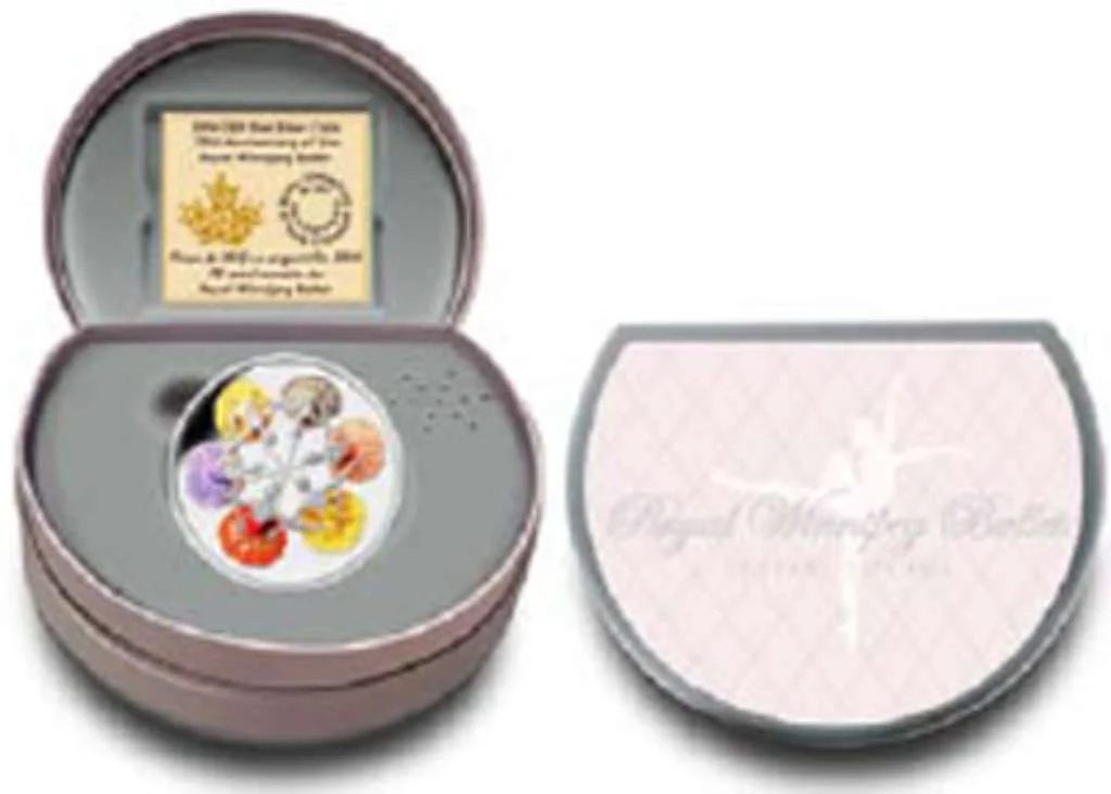 2014 Canada Silver  $20 75th Anniversary of The Royal Winnipeg Ballet