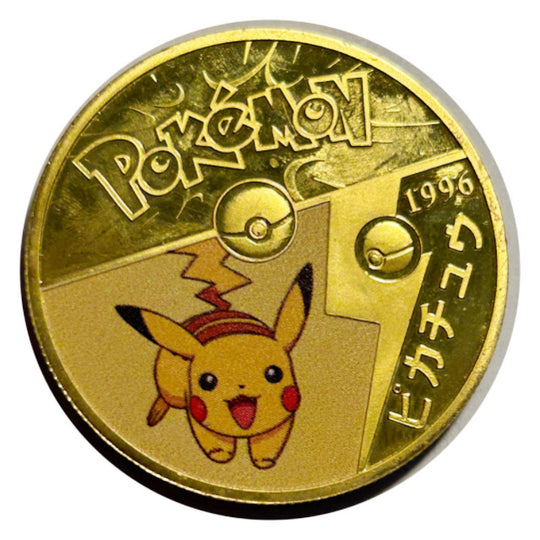 Lucky Craft Colored Coin Pokemon / Pikachu in Capsule
