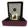 2010 Canada $3 Polar Bear Wildlife Conservation Gold Plated Silver Square Coin