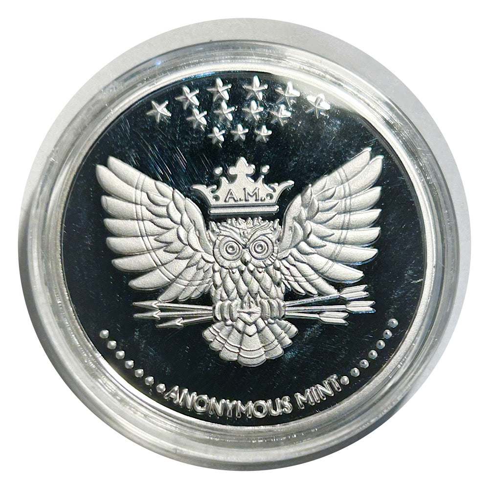 Lucky Coin Kraken Sea Monster in Protective Plastic Capsule