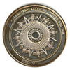 Lucky Copper Coin Mayan Calendar in Plastic Capsule