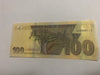 2020 Zimbabwe Reserve Bank  100 Dollars UNC