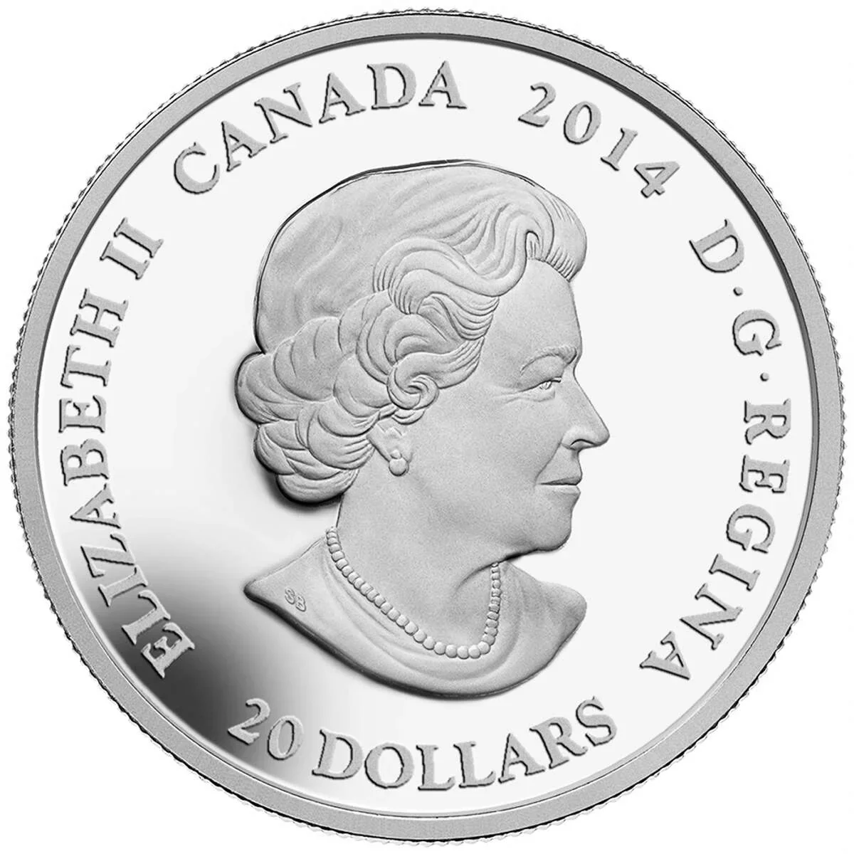 2014 Canada $20 Maple Leaf Impression - Pure Silver Coin 1 OZ