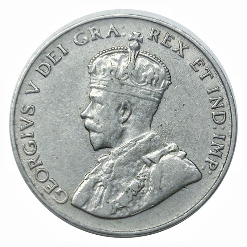 Pièce canadienne de 5 cents en nickel castor de 1936 (circulée) VG