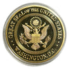 Lucky Copper Coin African Lion in Plastic Capsule