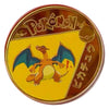 Pokémon Charizard Colorized Collectible Coin Token – Fire Dragon Poké Ball