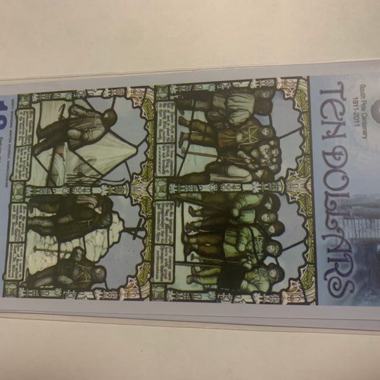 2011 Billet 10 Dollars - Robert FALCON  Antarctica / Antarctic Banknote