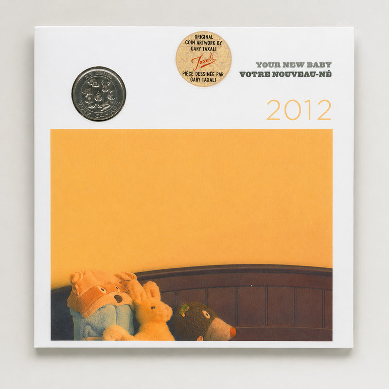 2012 Canada Baby Gift Set 6-Coin RCM BU Special 25¢ Mobiles Folder