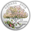 2018 Canada $15 Apple Blossoms Celebration of Spring Silver Proof Coin