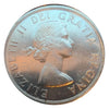 1957 Canadian Silver Dollar Coin MS 60