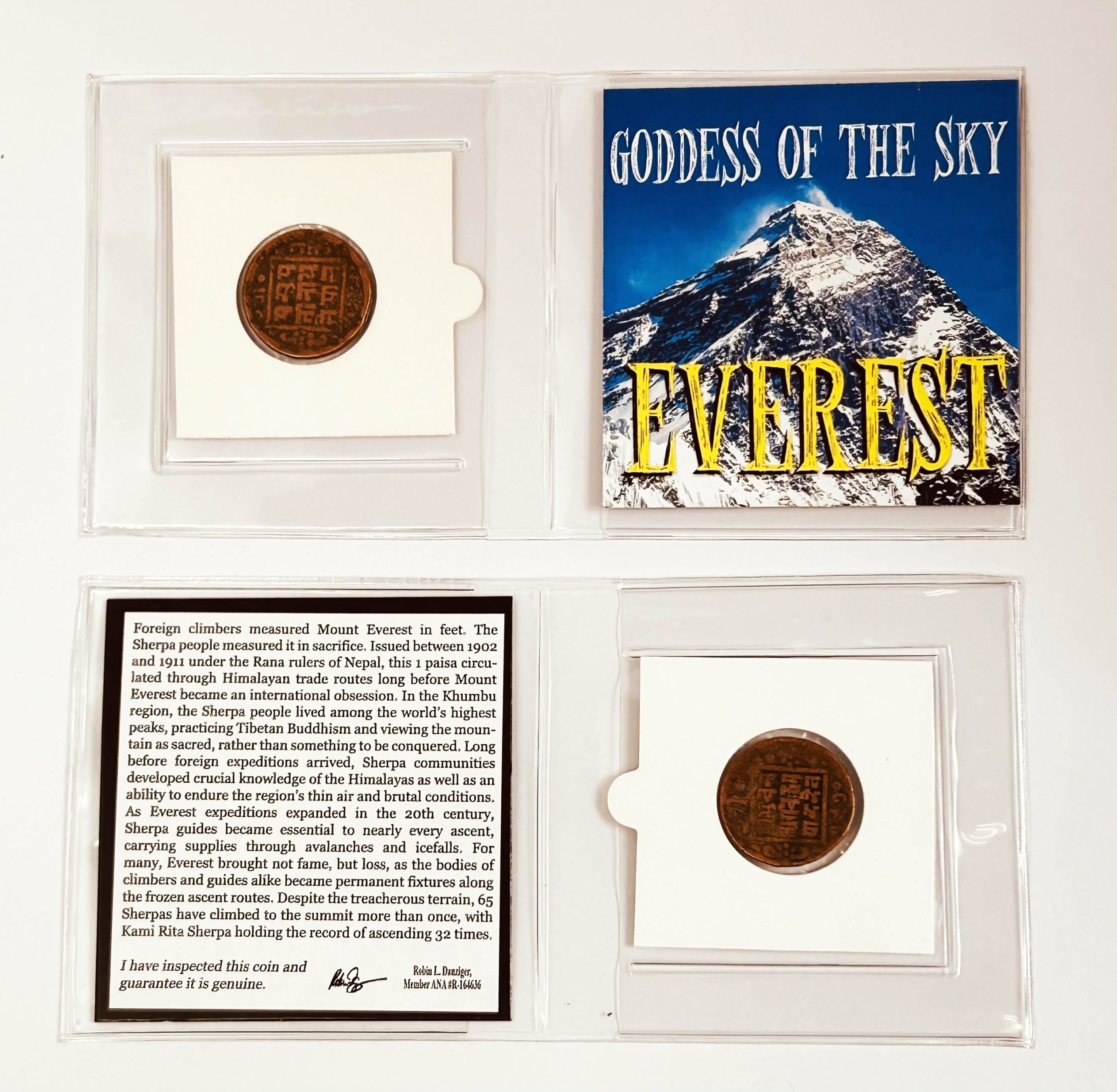 Mount Everest – Historic Nepal Coin & Himalayan Story Collection