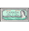1954 Canada  $1 One Dollar Banknote Beattie - Rasminsky AU
