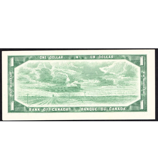 1973 1-Dollar-Banknote der Bank of Canada Crow-Bouey UNC