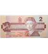 1986 Canadian Two Dollar Banknote 2$ Bank Of Canada Uncirculated Currency