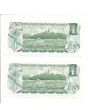 1973 $1 Bank Of Canada Banknote Lawson-Bouey  UNC