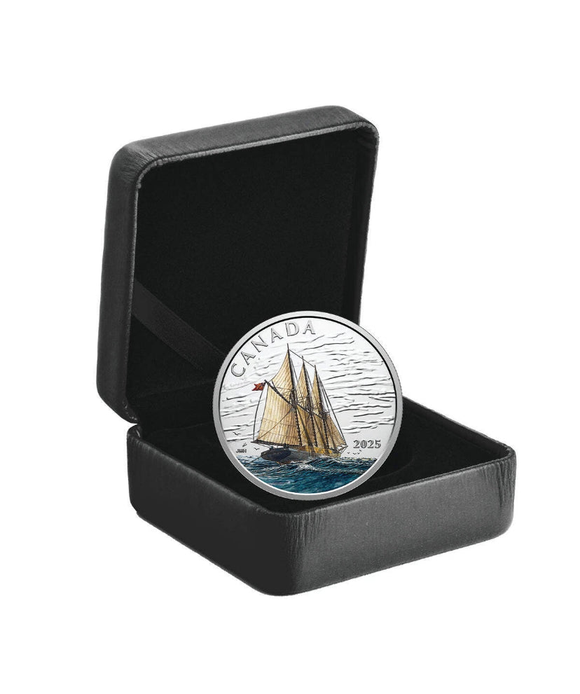 2025 Tall Ships: Three-masted Schooner – Fine Silver Coin Canada