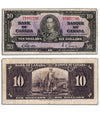 1937 $10 Note signed Gordon-Towers Charlton # BC VG