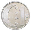 2018 Rare Comores Comoros 1 franc Fish Moon Star 20mm BU