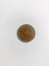 1928-1937 Ireland 1 penny  hen harp copper coin VG