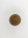 1928-1937 Ireland 1 penny  hen harp copper coin VG
