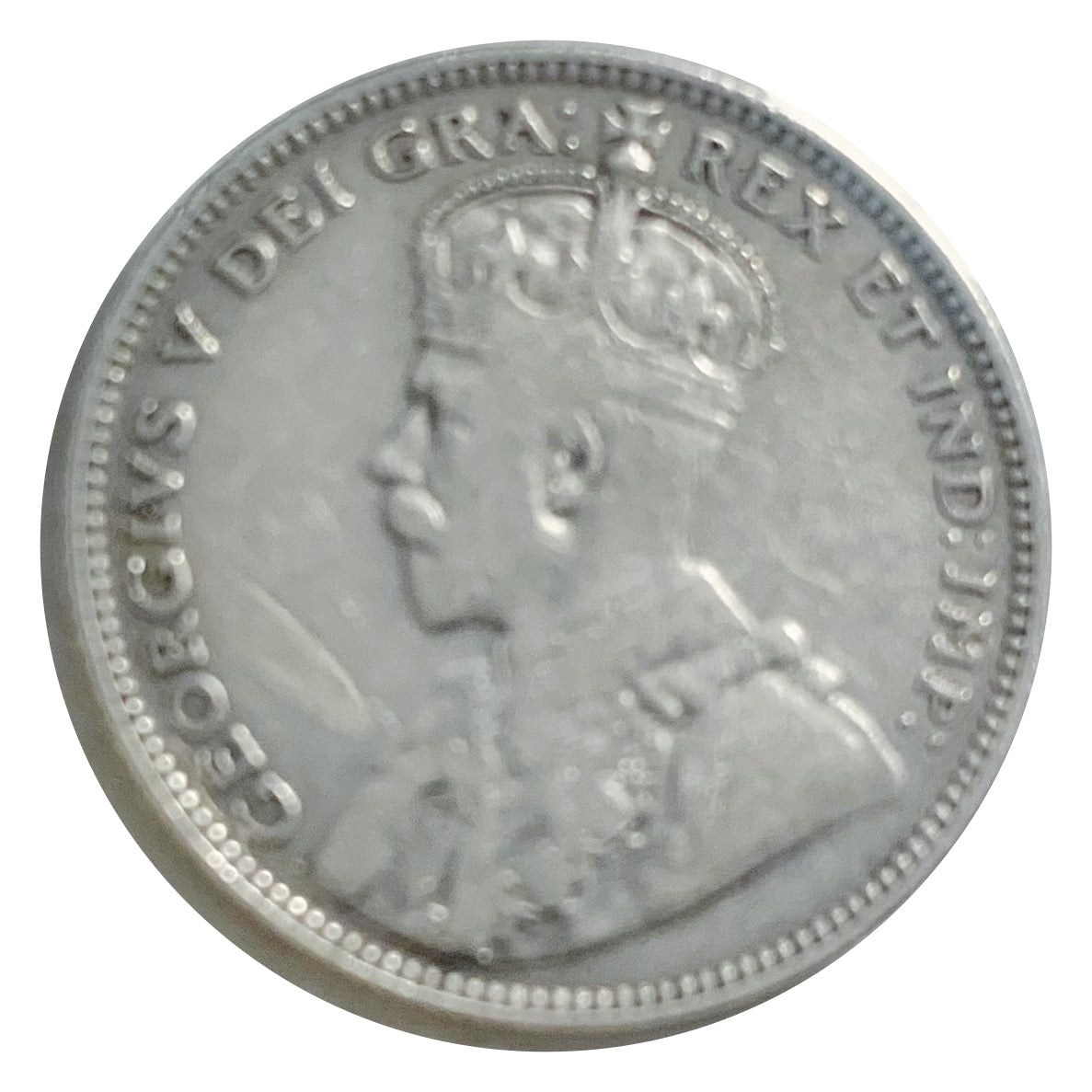 1912 Newfoundland Silver 20 Cents Coin VF
