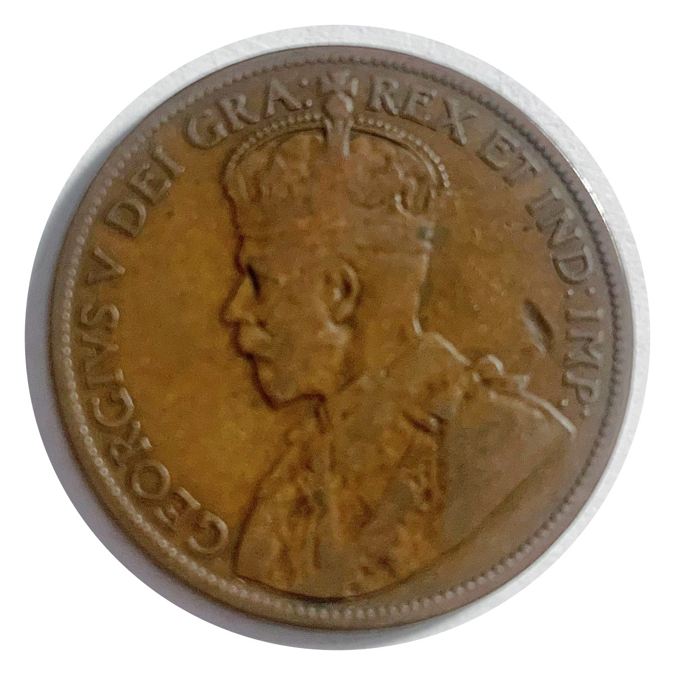 1913 Newfoundland Large One Cent Penny VF