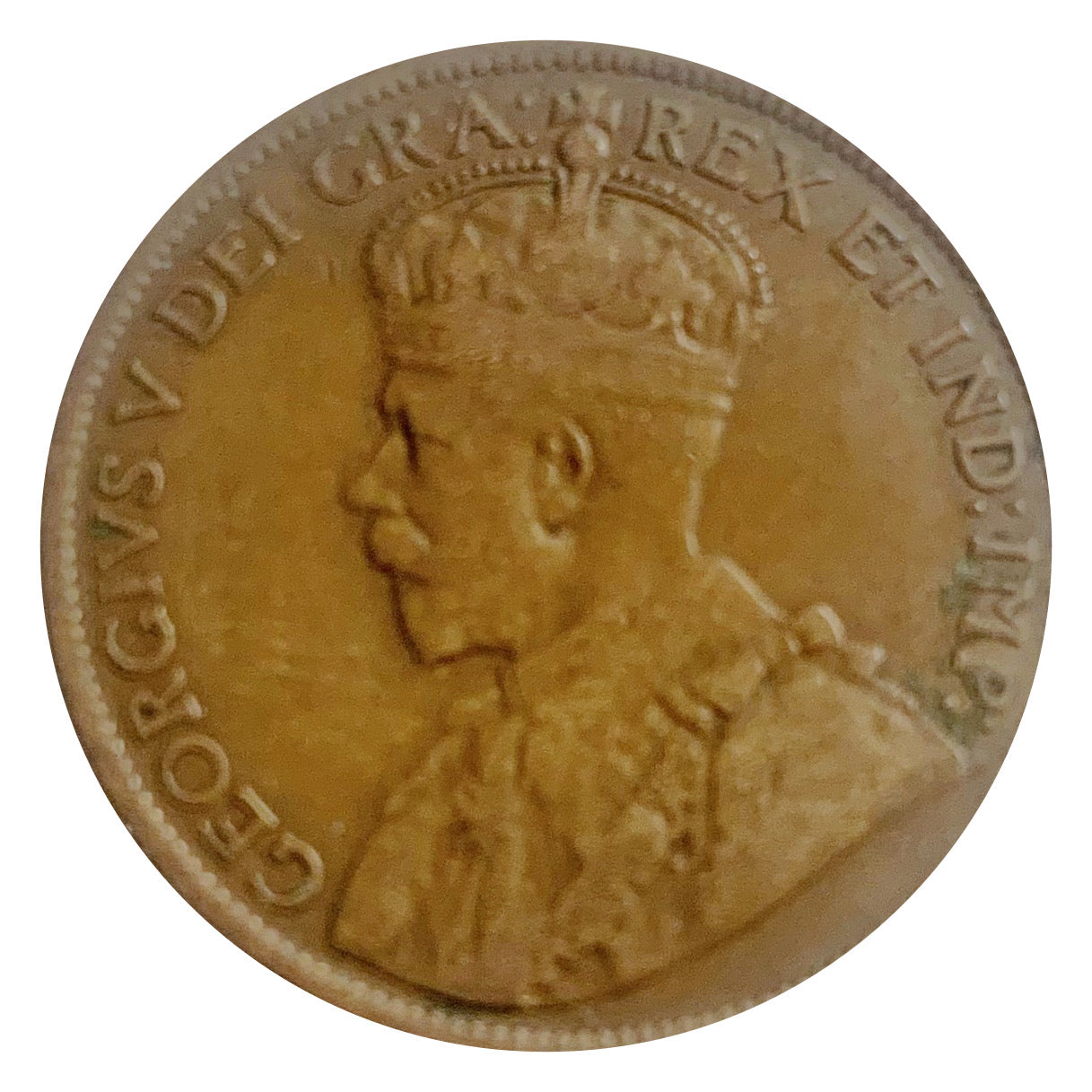 1919 Newfoundland Large One Cent Penny VG