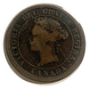 1882 H Queen Victoria one cent  large Penny coin VG
