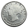 1881 Newfoundland 5 Cents Silver Coin Rare VG