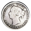 1882 H  Newfoundland 5 Cents Silver Coin Rare VG