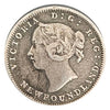 1896 Newfoundland 5 Cents Silver Coin
