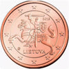 2015 Lithuania  1 Euro Cent~Knight On a Horse BU Coin