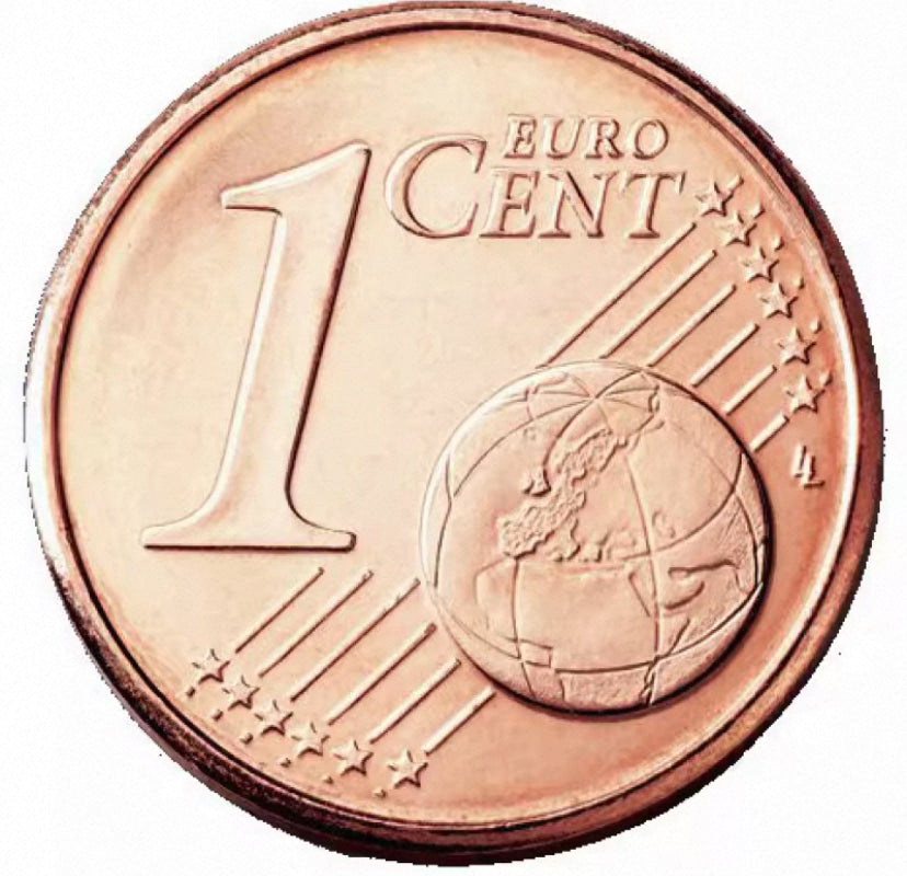 2015 Lithuania  1 Euro Cent~Knight On a Horse BU Coin