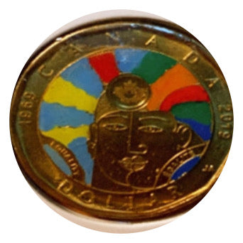 2019 Canada Equality Loonie Hand Colored Coin