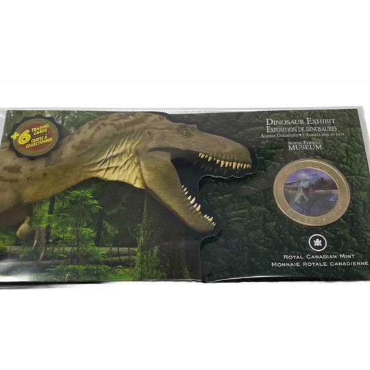 2010 Canada  Lenticular 50 Cent - Royal Tyrrell Dinosaur Museum 6 Trading Cards