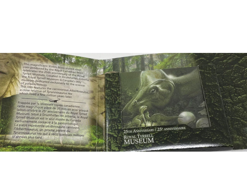 2010 Canada  Lenticular 50 Cent - Royal Tyrrell Dinosaur Museum 6 Trading Cards