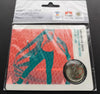 2008 Canada 25 Cent Vancouver 2010 Olympic  Sports Card - Cross Country Skiing Colored coin
