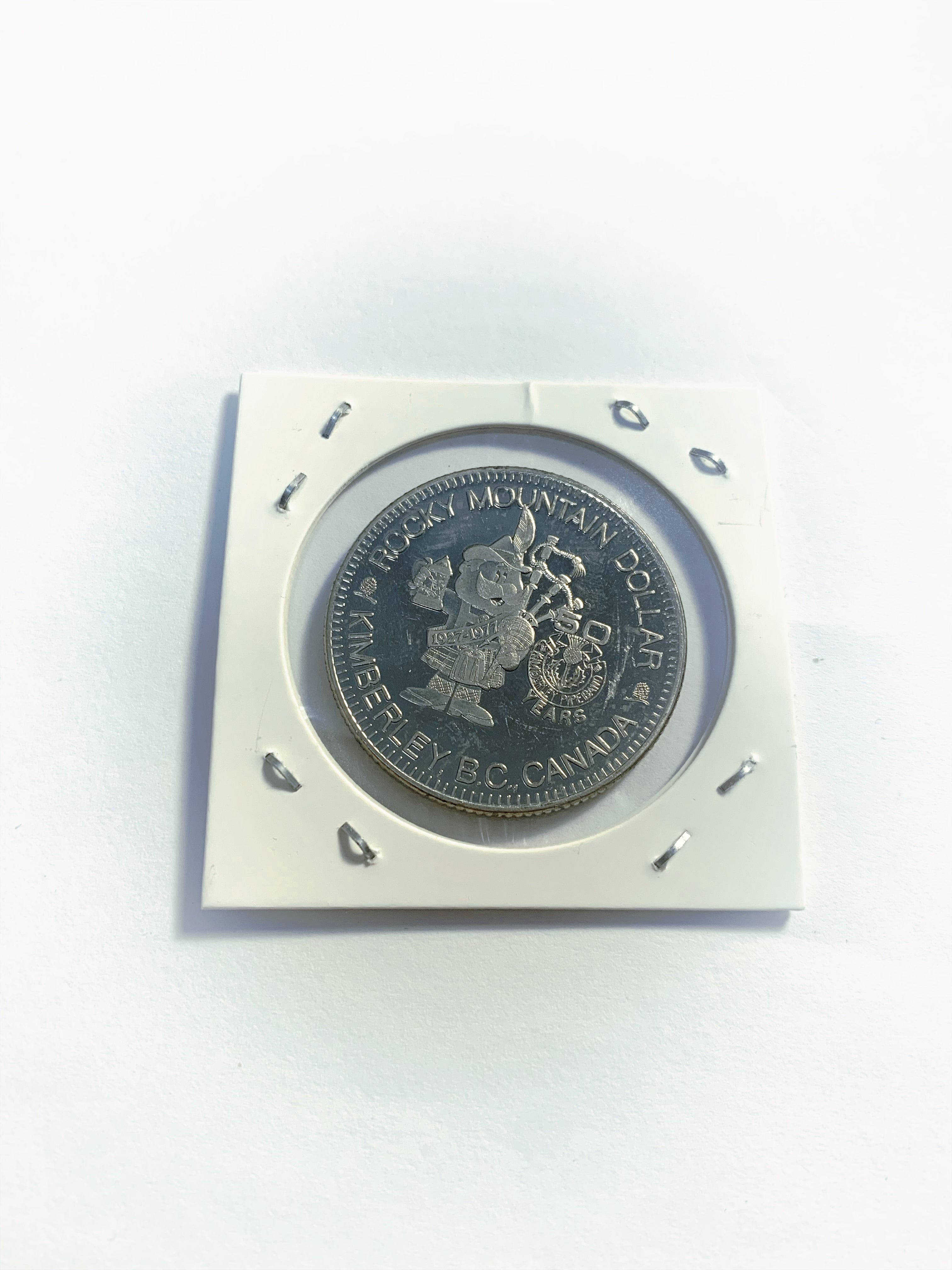 1981 Kamloops BC 1 Trade Dollar – Heritage Years, The Ranchers – UNC