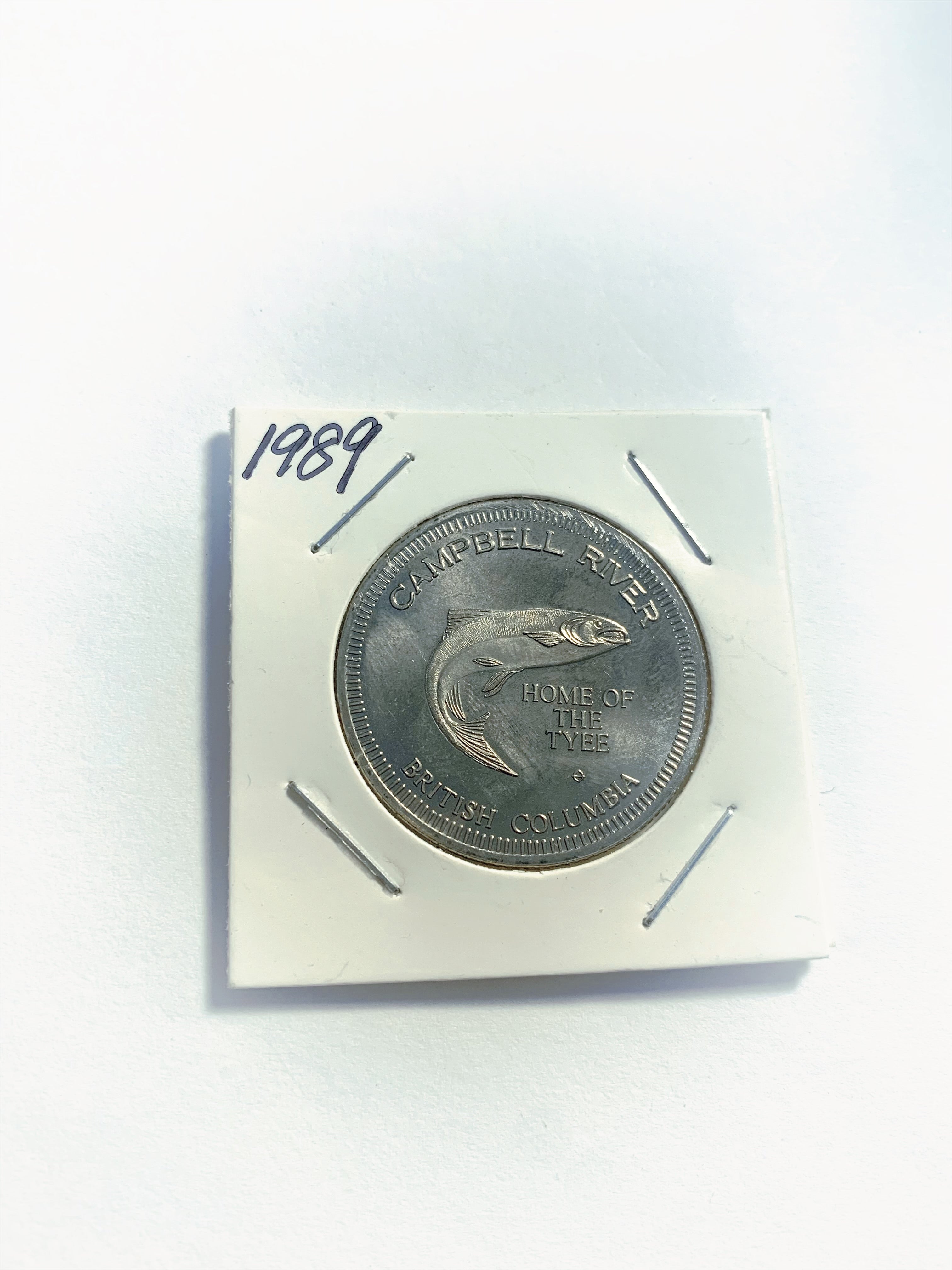 1981 Kamloops BC 1 Trade Dollar – Heritage Years, The Ranchers – UNC