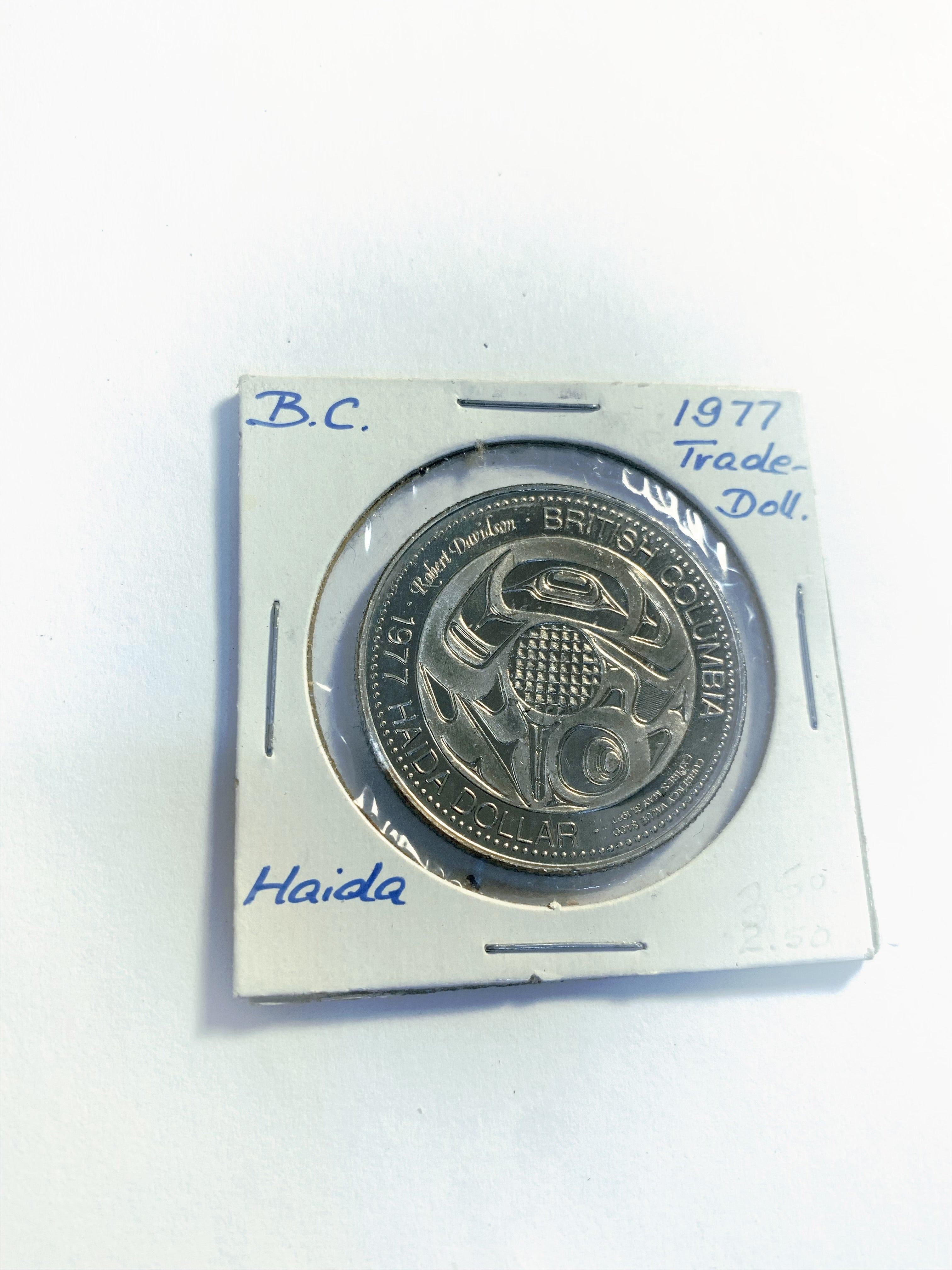1981 Kamloops BC 1 Trade Dollar – Heritage Years, The Ranchers – UNC