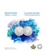 2022 Canada Pandemic Effect Mental Health Medal and Magnet Coin Mint Set. UNC