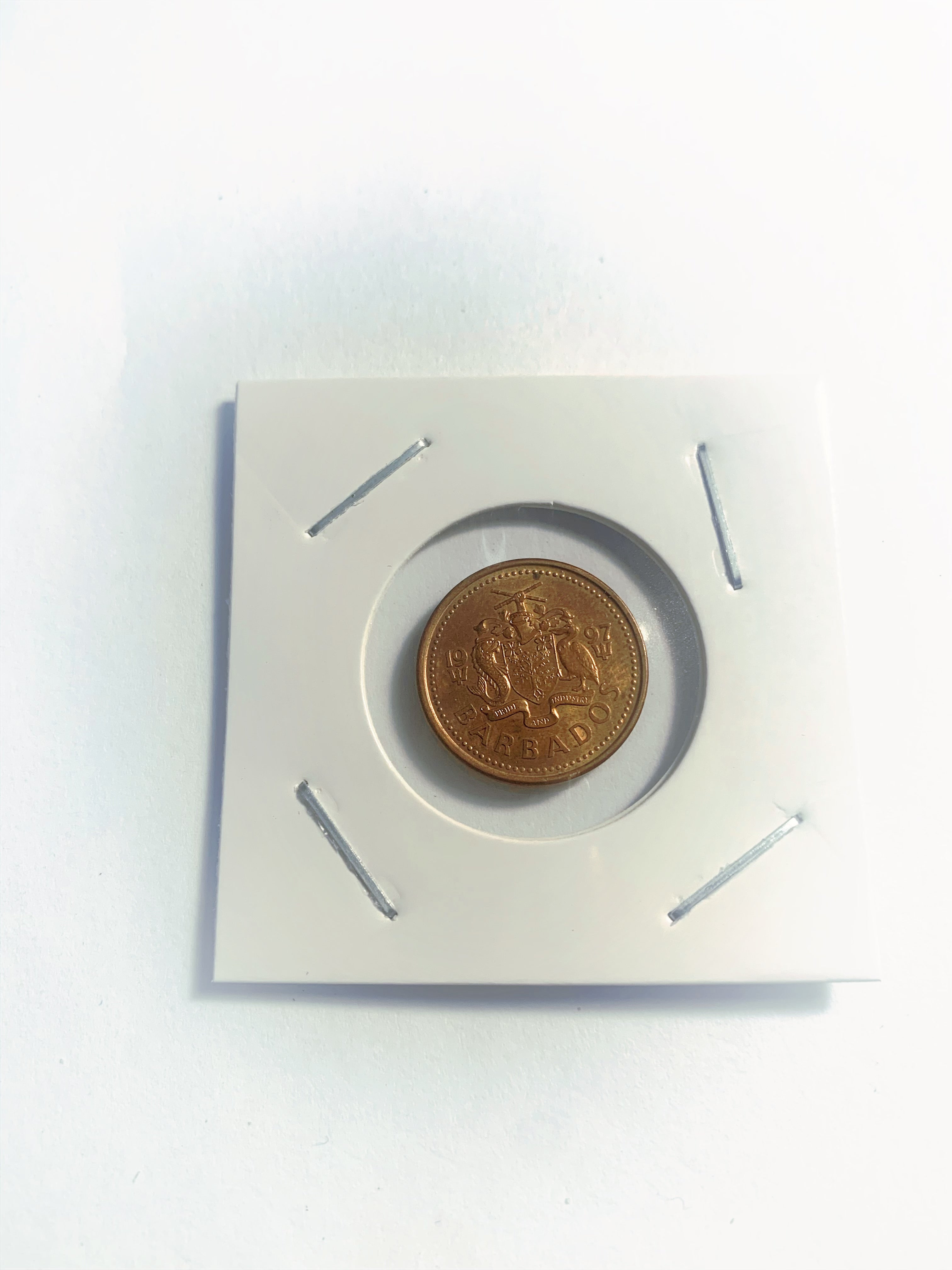 2001 Barbados 1 Cent VF
