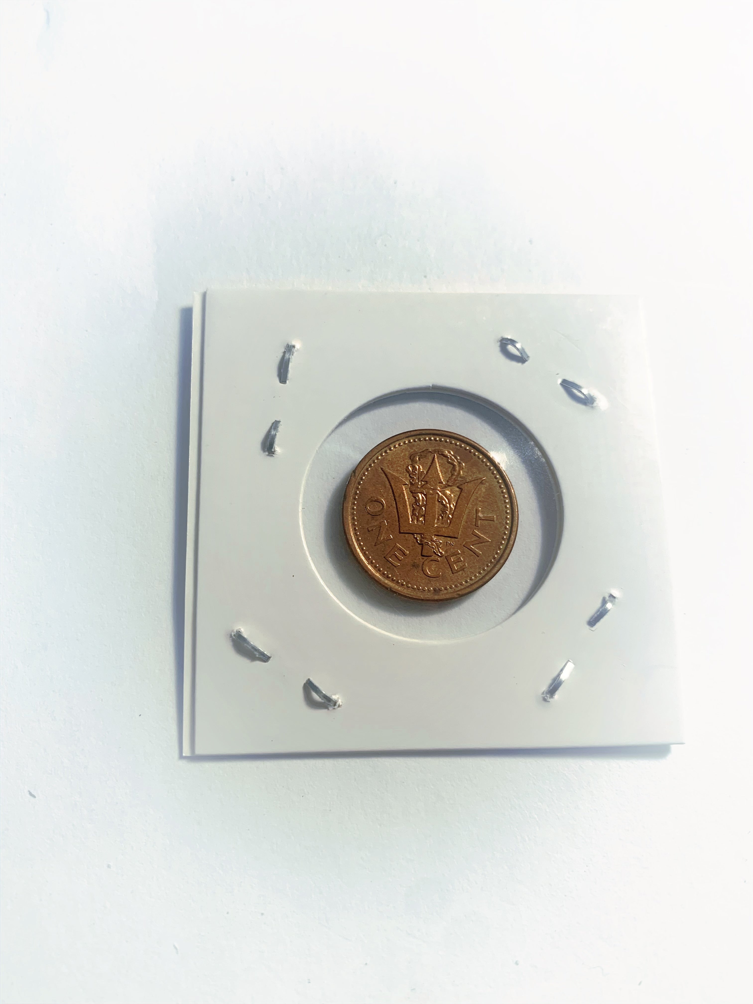 2001 Barbados 1 Cent VF