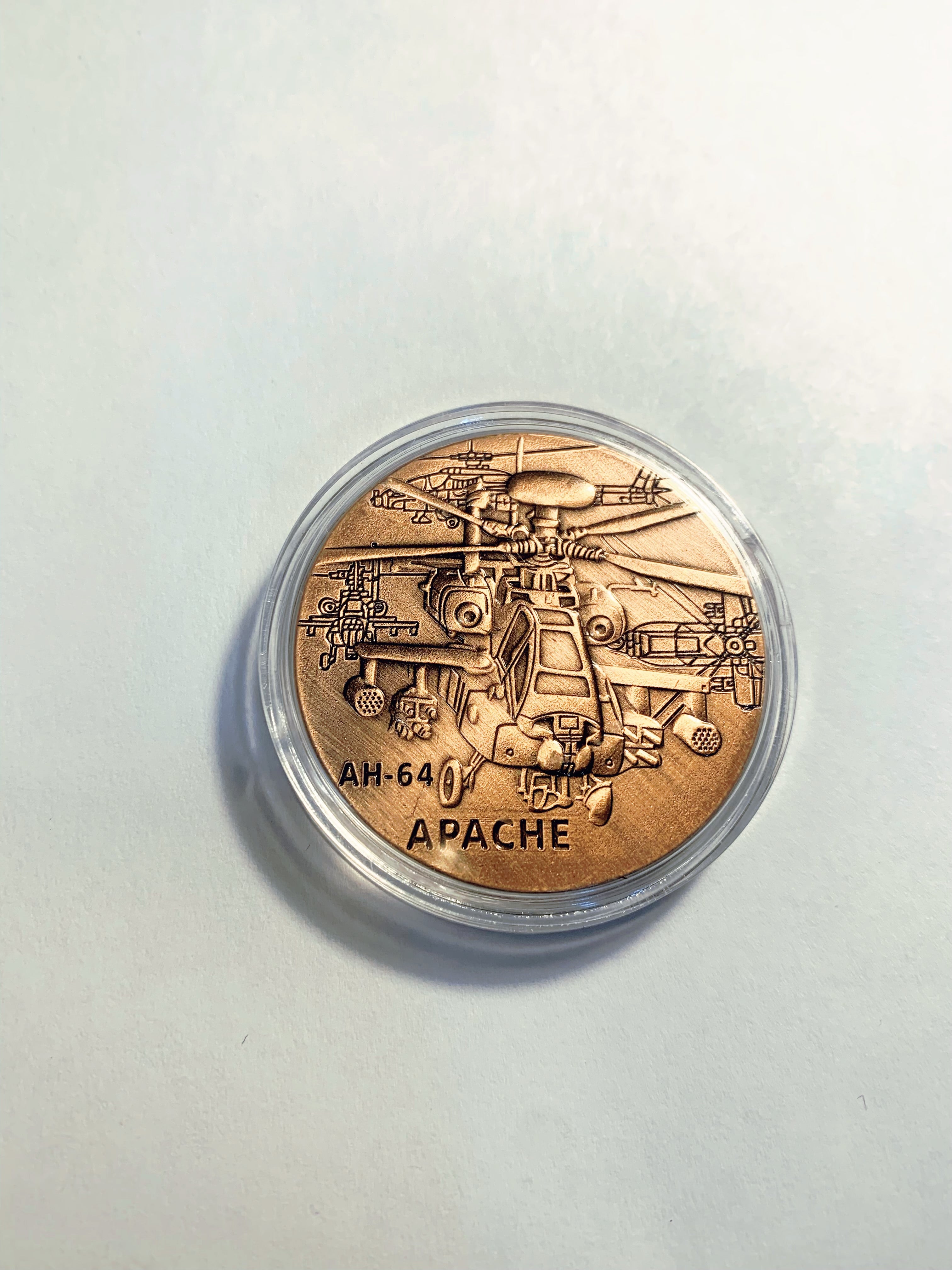 Lucky Coin - Apache  Craft Gift Coin Copper Engraved