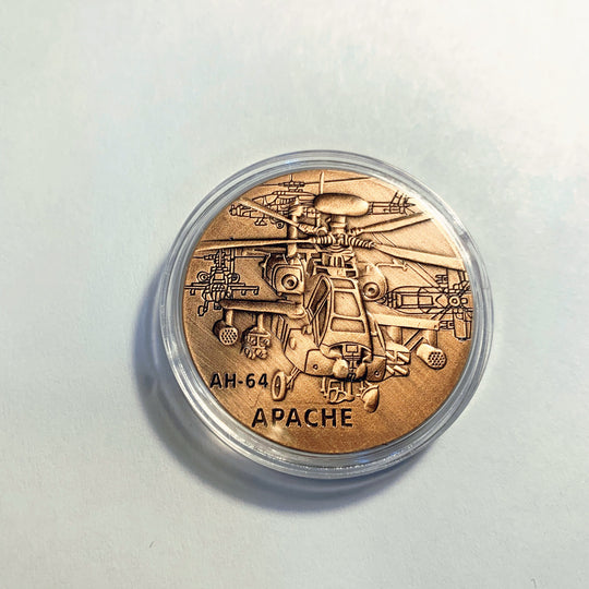 Lucky Coin - Apache  Craft Gift Coin Copper Engraved