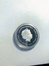 Lucky Coin - Lion and baby Coin Colored Engraved